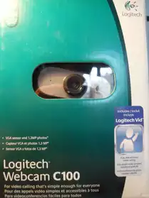 Webcam LOGITECH C100, neuve !
