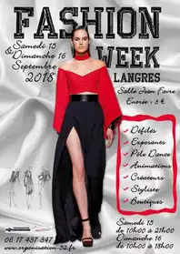 Fashion Week Langres 15 et 16 septembre