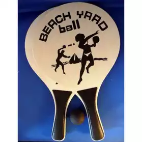 Beach Ball 2 Raquettes de Plage + Balle