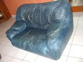 canapé + fauteuils salon complet