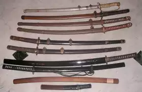 sabres japonais anciens katana gunto