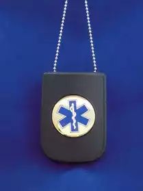 Insigne paramedical avec porte-insigne