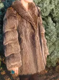 veste femme en fourrure Marmotte