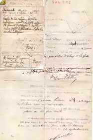document original de 1914