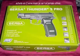bersa thunder 9 pro airsoft gun.echange.