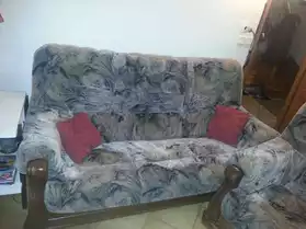 canapé et 2 fauteuils assortis
