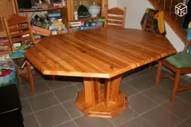 Table salle à manger en pin massif