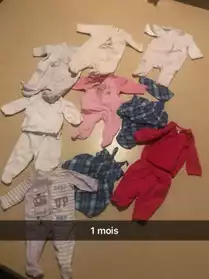Vêtements bébé fille de 1 à 18 mois