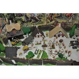 Village astérix entier + décors figurine