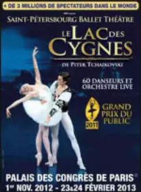 billet ballet étudiant LE LAC DES CYGNES