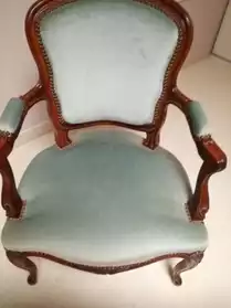 fauteuil merisier