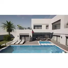 PROJET VILLA NEUVE AVEC PISCINE À DJERBA