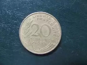 pièce de 20 centimes Français 1966