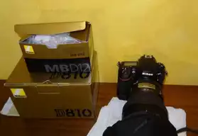 Nikon d810+objectif