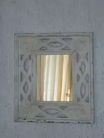miroir blanc