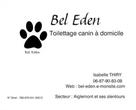Toilettage canin à domicile Bel Eden