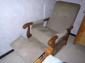 fauteuil relax à commandes manuelles