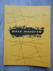 JAZZ Programme Milton "Mezz" Mezzrow