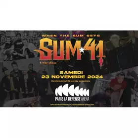 Billet concert Sum 41