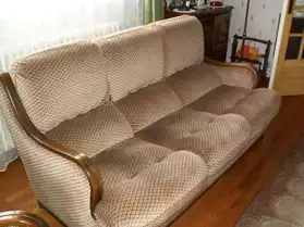Canapé convertible et 2 fauteuils