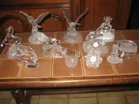 figurines en cristal