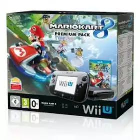 Wii U 32go Noire + Mario Kart 8 Premium