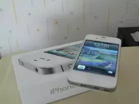 iphone4S etat neuf blanc 16g
