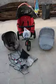 trio poussette bébé confort 3 roues