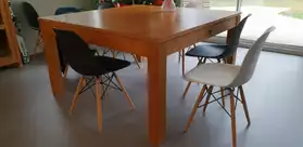Table 140cmx140cm bois massif