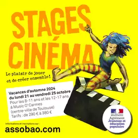 Stage cinéma pour les jeunes à Toulouse