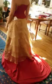 Robe de mariée rouge T 36