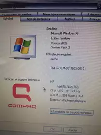 Ordinateur NetBook HP COMPAQ