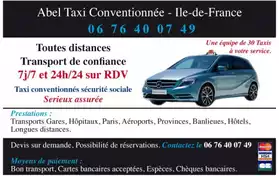 Taxi conventionné ile de france - 77.91.