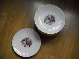 assiette plate porcelaine