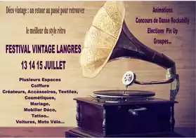Festival Vintage Langres en juillet