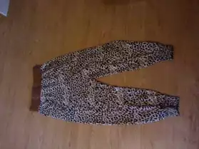 pantalon leopard taille unique