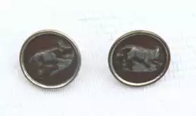 2 boutons de venerie anciens Grenoble