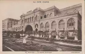 Menton - Casino Municipal vers 1910