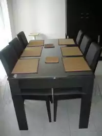 Table de Salon et ses 6 chaises