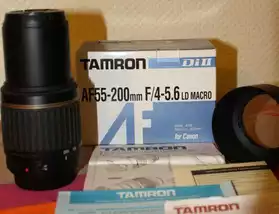 Objectif Zoom Tamron 55-200 pour Canon