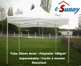 Tente/Tonnelle pliante 3x3m de qualité