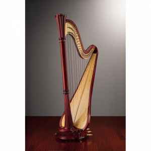 Harpe à pédales de concert de 47 cordes