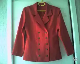 tailleur jupe rouge neuf T38