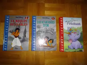 Lot de trois livres Disney
