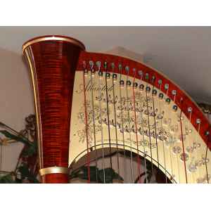 Harpe de concert 47 cordes double mouvem