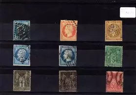 Lot de timbres oblitérés de France FR258
