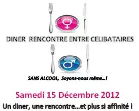 Diner recontre Samedi 15 décembre à Aix