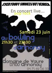 Concert gratuit Bowling d'Annonay 23/06