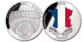 MEDAILLE COMMEMORATIVE EURO 2008 - FRANC