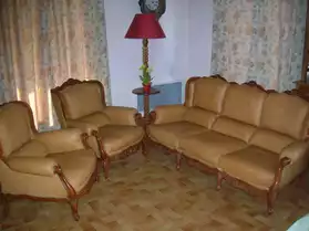 1 canapé 3 pl + 2 fauteuils